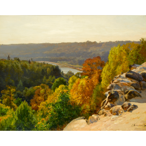 Autumn by the River, Sigula, Latvia